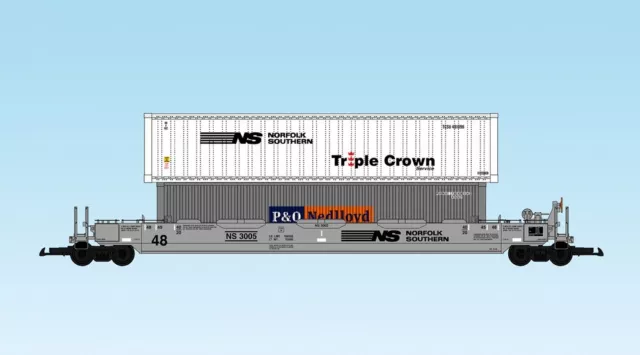 USA Trains R17120 Norfolk Southern - Gray w/Containers (#3)