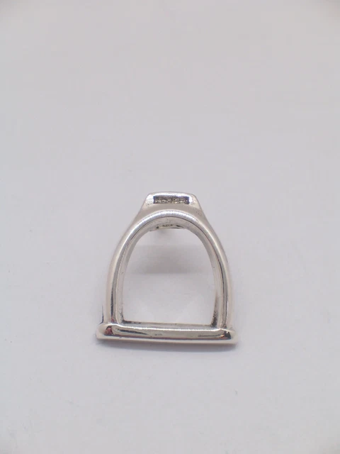 Broche De Veste ( Pins ) Avec Support en Argent 925 - Équitation - Cheval