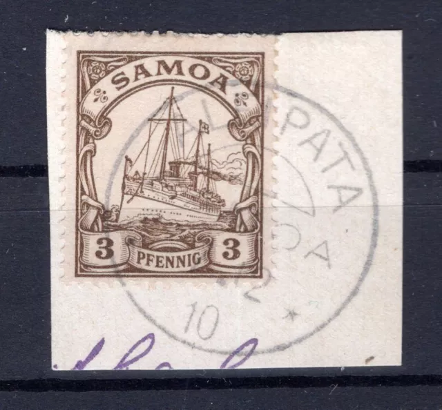 Samoa 7 mit STEMPEL ALEIPATA gest. Luxusbriefstück BPP (AA1644