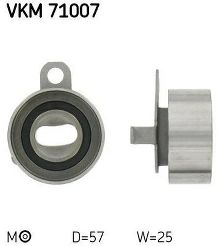 SKF Galet tendeur de courroie de distribution Poulie-tendeur VKM 71007 57mm 25mm