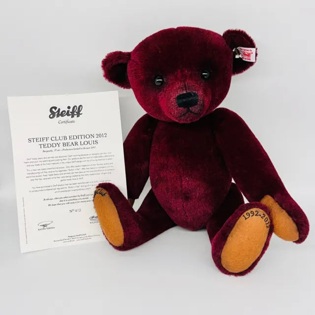 STEIFF Bär Teddy LOUIS | 421235 | KF | 38 cm | Jahr 2012 | Sehr guter Zustand