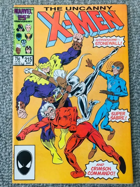 Marvel Comics: Uncanny X-Men #215 | 1987 | First Character App | Claremont