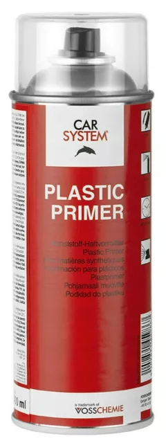 Carsystem Plastic Primer Kunststoff Haftvermittler Grundierung Spraydose 400ml