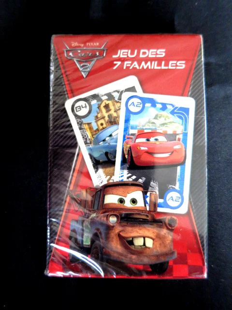 CARTES ! JEU des 7 Familles ! Cars 2 ! Disney ! Pixar ! EUR 6,00 ...