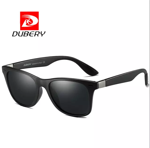 DUBERY Men Polarized Sport Sunglasses Outdoor Driving Fishing Square Glasses Hot 3