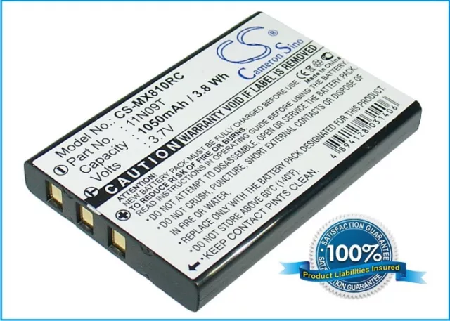 3.7V battery for Universal NC0910, MX-810i, MX-810, MX-950, MX-980, MX-880 NEW