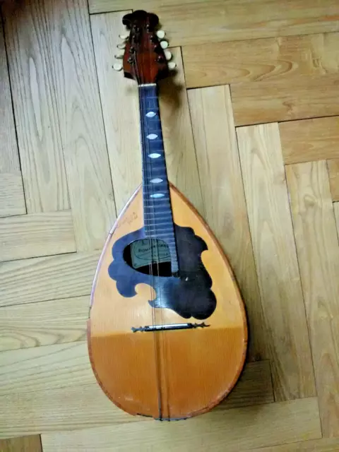 Intéressante et rare MANDOLINE ancienne GIOVANNI CARBONE - antique old mandolin