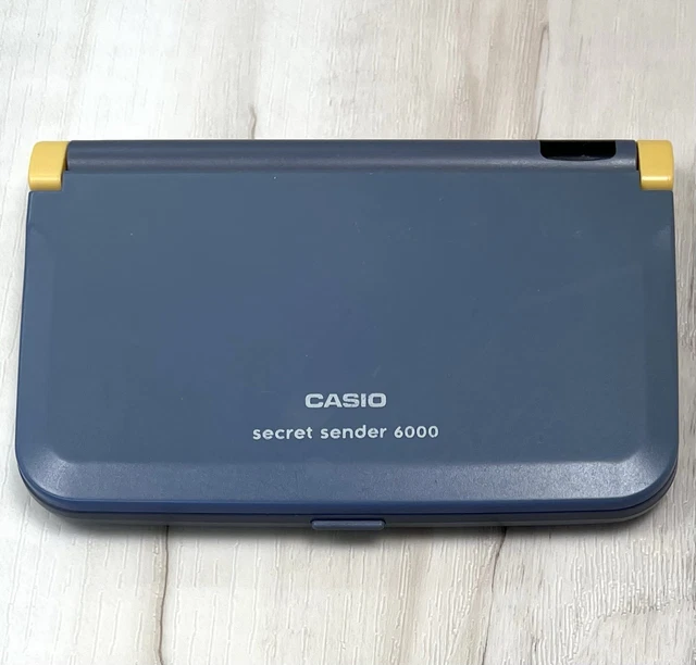 VTG 90S CASIO Secret Sender 6000 JD-6000 PDA Electronic Organizer
