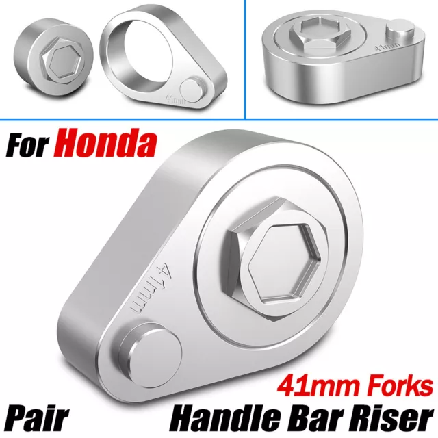 Handle Bar Riser For Honda Firestorm VFR750 VFR800 VTR1000 CBR600 Fits 41mm Fork