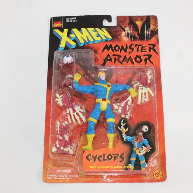 Marvel X-Men Monster Armor Cyclops 5" Action Figure ToyBiz 1997 #43248