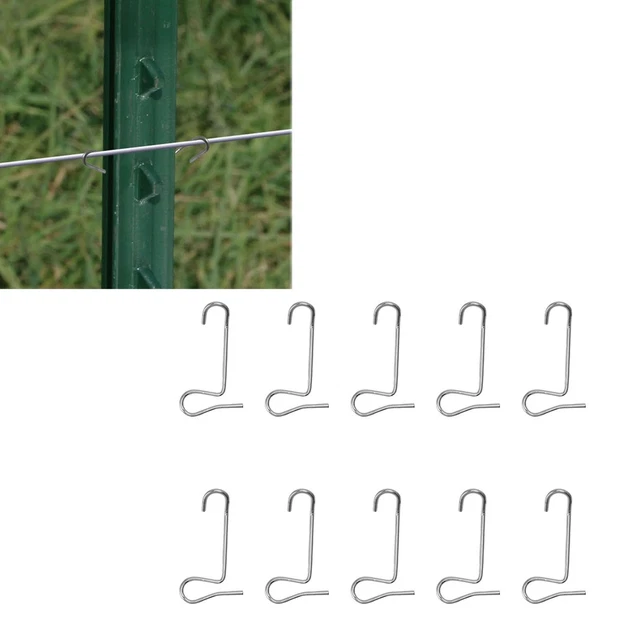 10Pcs Fence Wire Tensioner Tool Steel Barbed Wire Tensioner Utensil Fence Wire