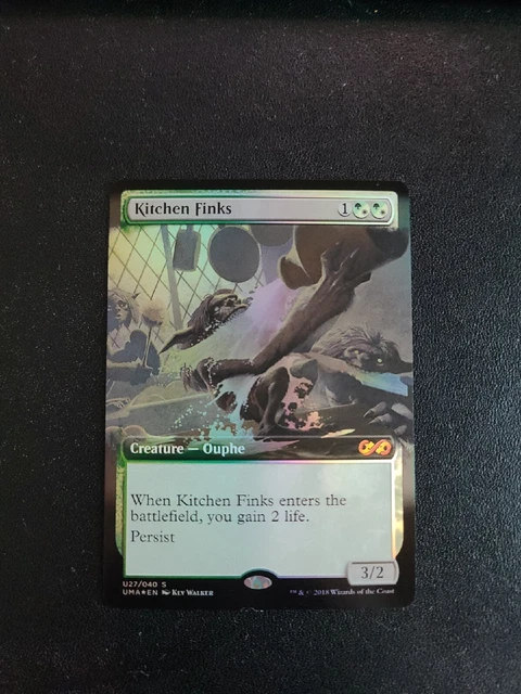 Kitchen Finks Extended Art Foil Ultimate Masters UMA Box Topper nm #27