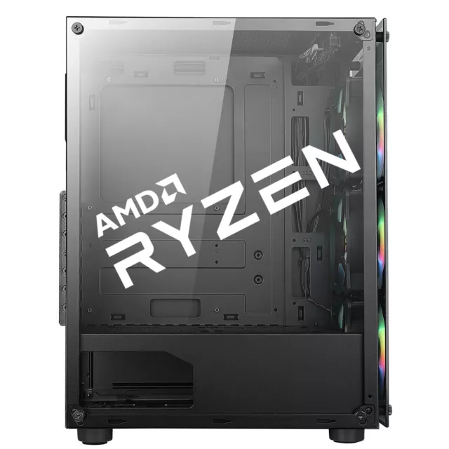 AMD Ryzen Gaming Desktop Laptop Wall Window Door Vinyl Sticker Decal