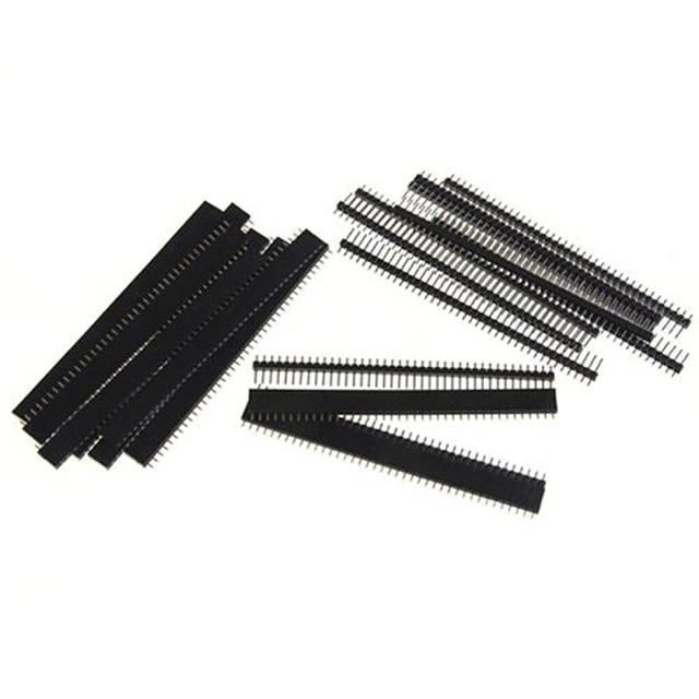 10 paia 40 pin strisce maschio e femmina intestazione 2,54 mm per fabbrica