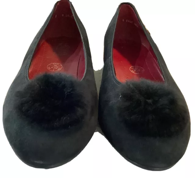 Women’s Shoes Jenny by Ara Black Suede Shoes 8.5