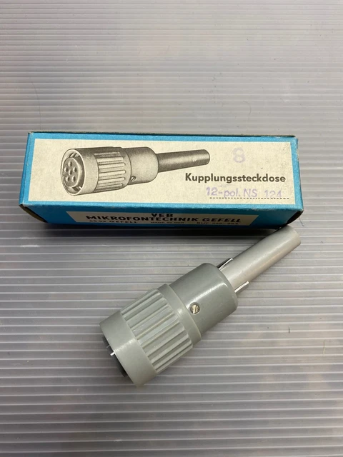 NOS VEB MIKROFONTECHNIK GEFELL Kupplungsstecker 6-pol. NS 85 + NS 84 NS84 NOS VEB MIKROFONTECHNIK GEFELL Kupplungsstecker 6-pol. NS 85 + NS 84 NS84