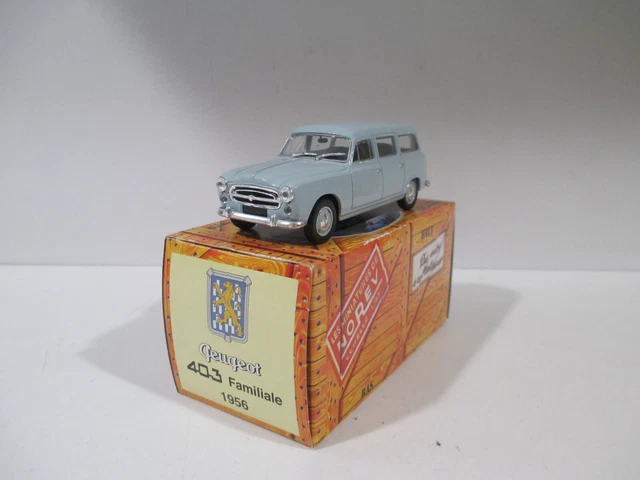 PEUGEOT 403 FAMILIALE BREAK Vitrée de 1956 par NOREV au 1/43 EUR 12,99 - FR