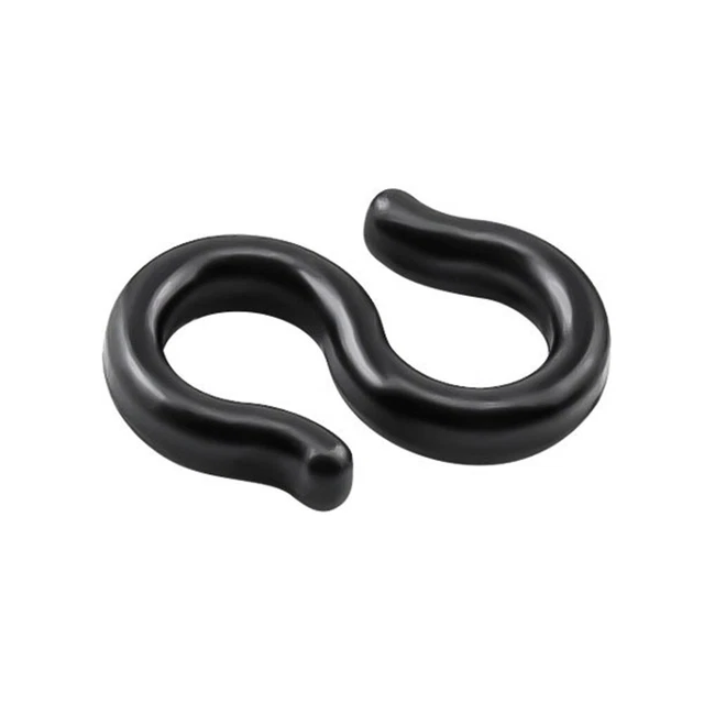 Pratica fibbia a S bicicletta cavo morsetto morsetto per cavo plastica