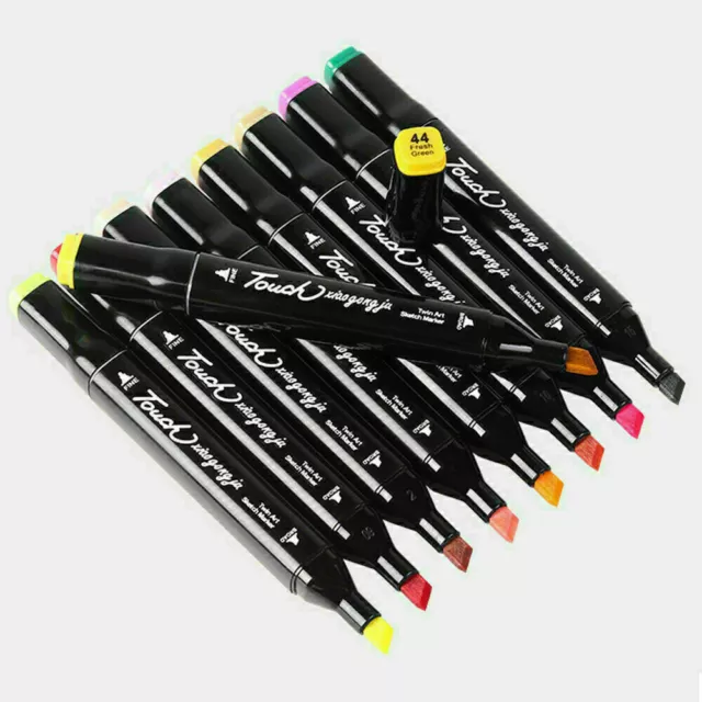 80 Colors Dual Tip Twin Marker Pens Set Artist Sketch For COPIC Markers Drawing 3