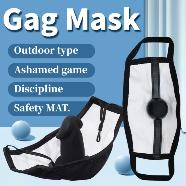 Mouth Mask-Gag-Fetish-Penis Plug-Training-Bondage-Cosplay-Slave-Bdsm-Aldult-Toys