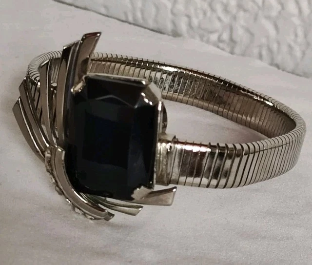 Bracelet Vintage ZOÉ COSTE Reminiscence Argenté - Occasion, Style Créateur