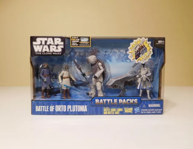 Star Wars The Clone Wars Battle of Orto Plutonia Battle Packs - NEW / SEALED