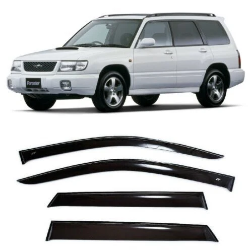 For Subaru Forester 1997-2002 Side Window Wind Visors Rain Guard Vent Deflectors