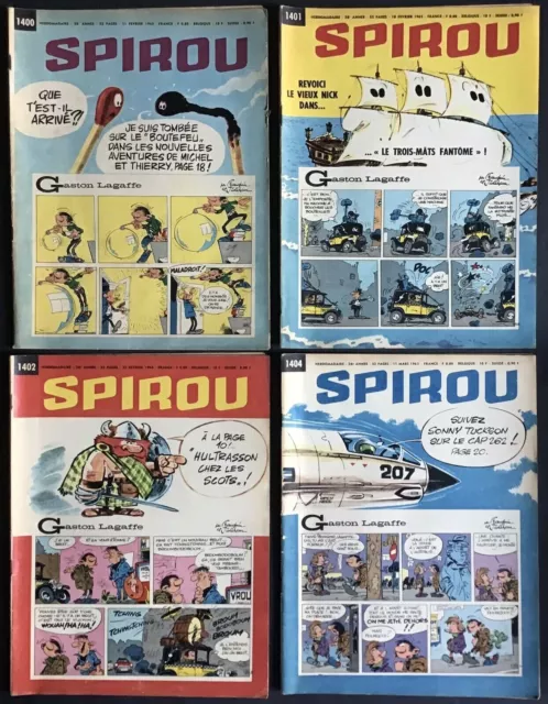 SPIROU Lot de 21 fascicules de 1965 Très bon état général