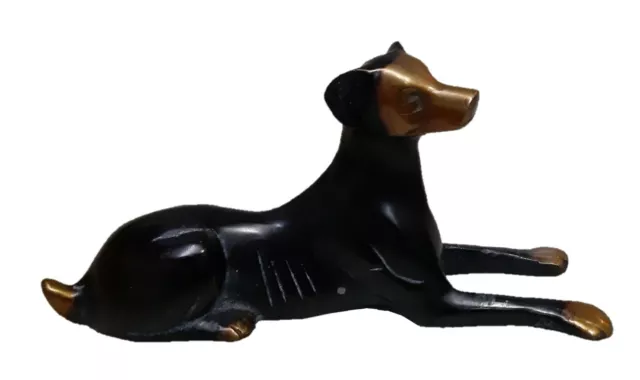 DOG FIGURINE VINTAGE Style Handmade Brass Figure Statue Sculpture Home Decor  $207.66 - PicClick AU
