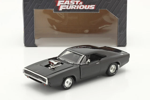 Modèle Réduit Dodge Charger Fast & Furious - Noir Mat, échelle 1/23 Jada, Avec Boîte