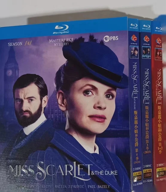 MISS SCARLET & the DukeSeason 14 2024 TV Series BluRay DVD BD 6 Disc