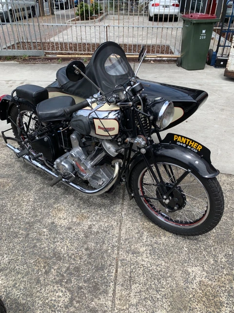 PANTHER 600 outfit 1946 Girder Fork model