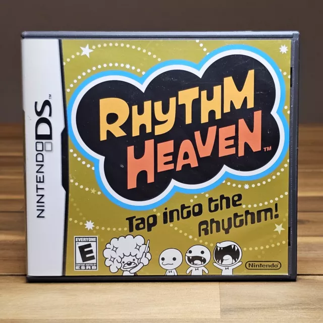 Rhythm Heaven Nintendo DS 2009 Auténtico (Estuche y Manual SOLAMENTE) SIN JUEGO SIN JUEGO