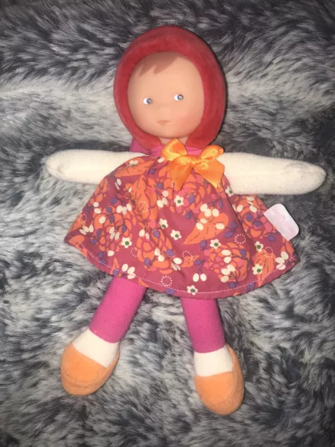 DOUDOU POUPEE COROLLE Rose   TBE
