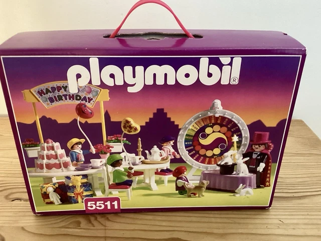PLAYMOBIL Vintage 5511 – Goûter D‘anniversaire – Série City 1900 – Complet Avec Boîte De 1998