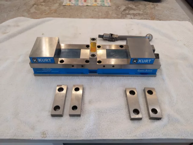 Kurt HDLM4 AngLock Carv lock work holding system Double Lock Machinist Vise 