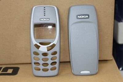 Genuine Nokia Front & Rear Fascia Cover For Nokia 3330 3310 - Grey