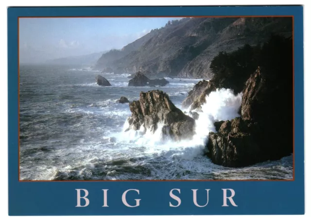 Postcard Big Sur California Julia Pfeiffer Burns State Park