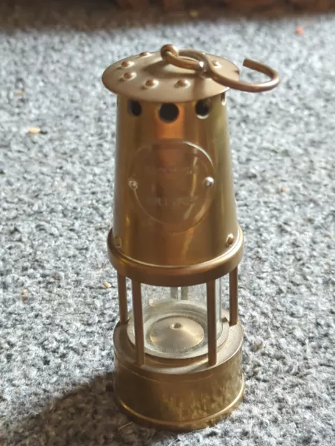 Antique Vintage Bagworth Colliery Pocket Brass Miner's Lamp Superb