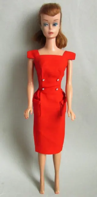 Vintage Mattel Barbie Doll Sheath Sensation #986 Dress 1961-64