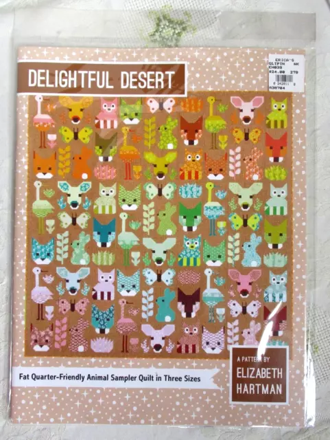 Delightful Desert Schöne Wüste Quilt-Muster Elizabeth Hartman Patchworkdecke
