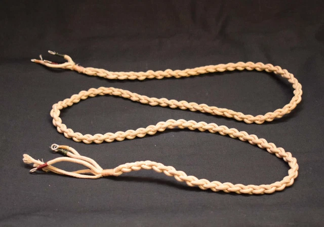 Gpo Ivory Telephone Braided Handset Cord 3-Way.