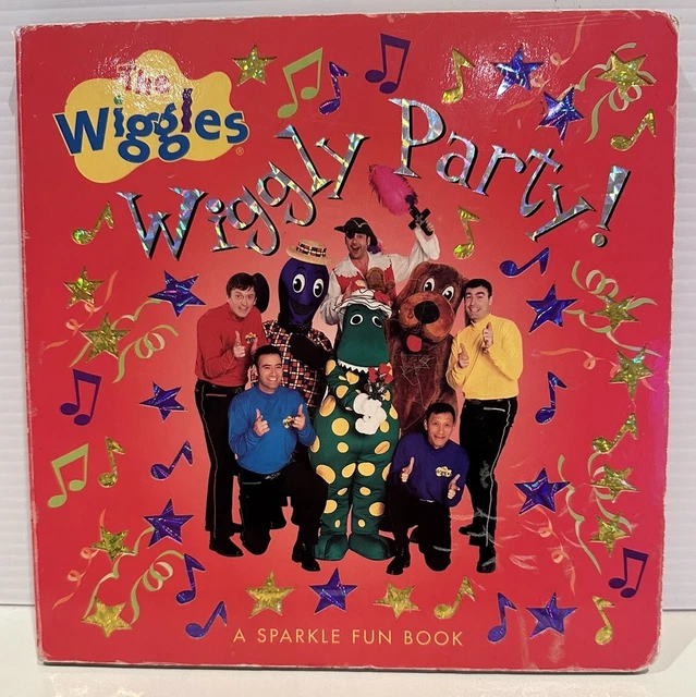 THE WIGGLES WIGGLY Party Board Book A Sparkle Fun Book 2004 OG Wiggles ...