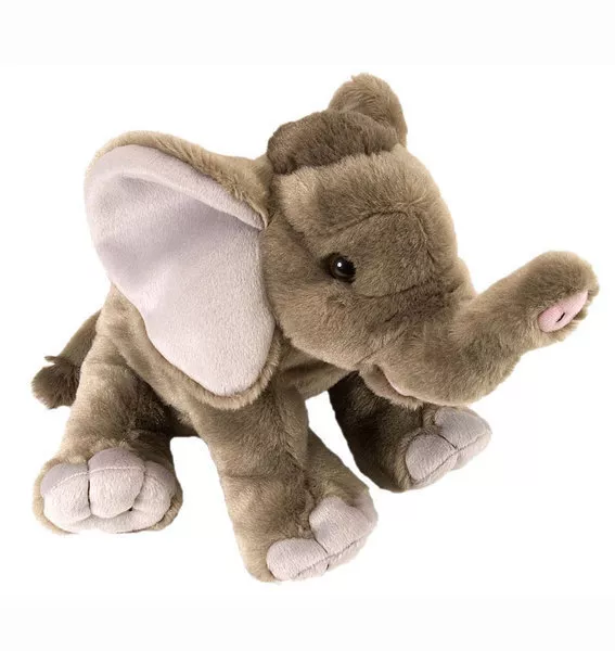 Elephant stuffed animal 12"/30cm soft plush toy Cuddlekins by Wild Republic NEW