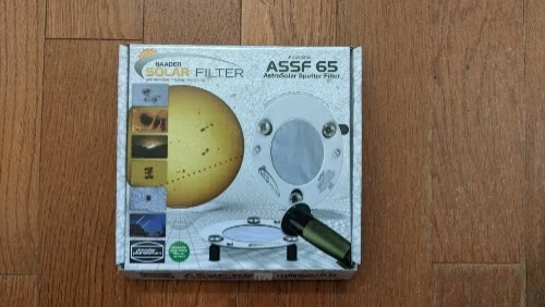 Baader Solar Filter for Spotting Scope Small Telescope Telephoto Lens #ASSF 65