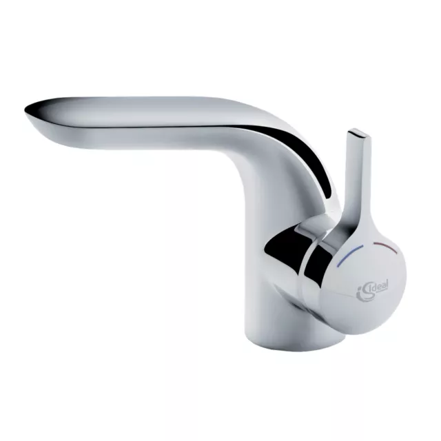 Ideal Standard A4260AA ?Melange Miscelatore monocomando lavabo, tubi flessibili,