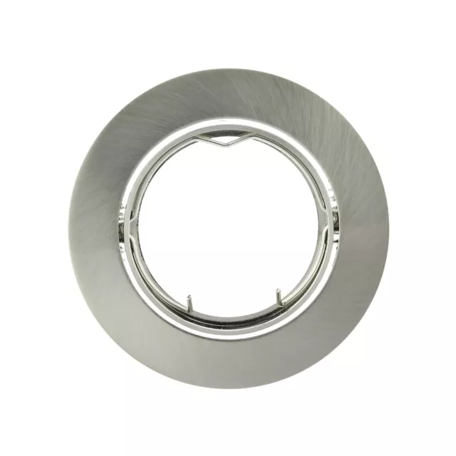 Colours Ceiling Light Bezel Matt Chrome Round Metal LED Down light YKRS413AB-6W