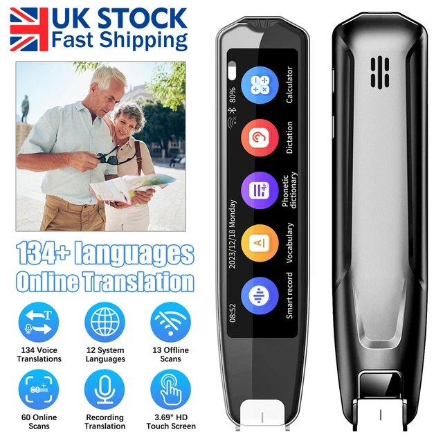 SMART SCAN TRANSLATOR Pen 134 Languages Online Voice Translator Pen For ...