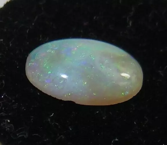 " GREAT SPECIAL " Australian Natural Solid Black Crystal Opal 0.94cts  Gemstone