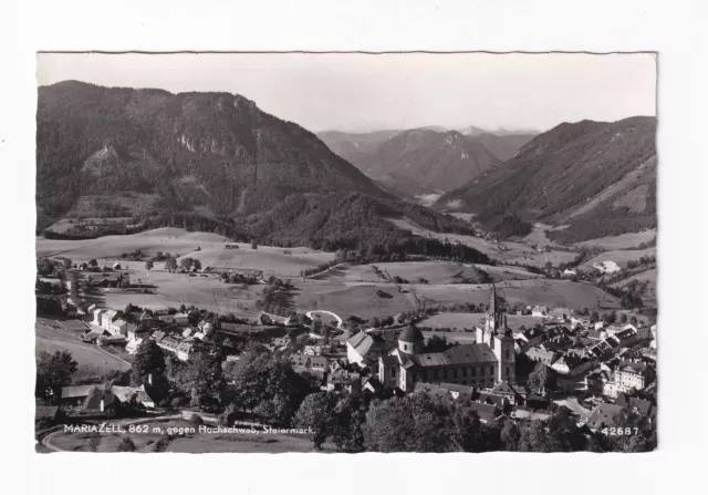 AK Ansichtskarte Mariazell gegen Hochschwab / Steiermark - 1955